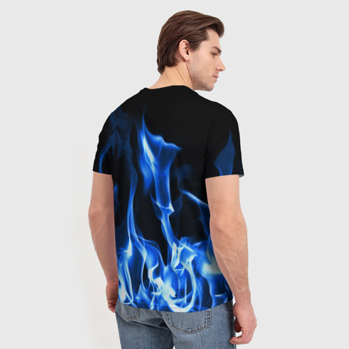 Мужская футболка 3D с принтом JUVENTUS, вид сзади #2