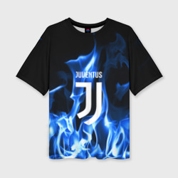 Женская футболка oversize 3D Juventus