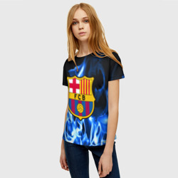 Женская футболка 3D Barcelona - фото 2