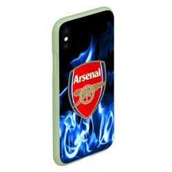 Чехол для iPhone XS Max матовый Arsenal - фото 2