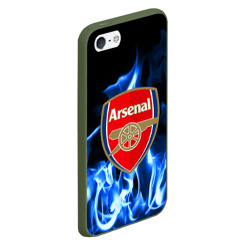 Чехол для iPhone 5/5S матовый Arsenal - фото 2