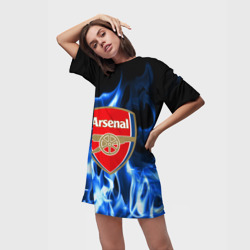 Платье-футболка 3D Arsenal - фото 2