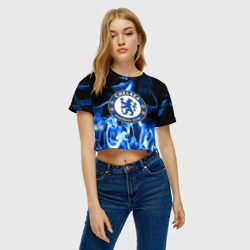 Женская футболка Crop-top 3D Chelsea - фото 2