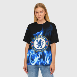 Женская футболка oversize 3D Chelsea - фото 2