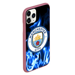 Чехол для iPhone 11 Pro матовый Manchester city - фото 2