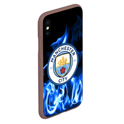 Чехол для iPhone XS Max матовый Manchester city - фото 2