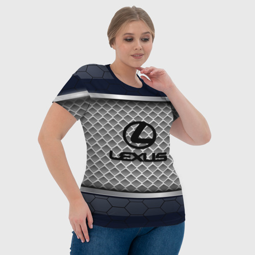 Женская футболка 3D Lexus sport, цвет 3D печать - фото 6