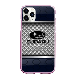 Чехол для iPhone 11 Pro Max матовый Subaru sport