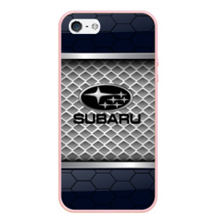 Чехол для iPhone 5/5S матовый Subaru sport