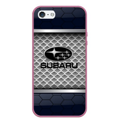 Чехол для iPhone 5/5S матовый Subaru sport