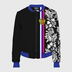 Женский бомбер 3D Россия