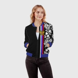 Женский бомбер 3D Россия - фото 2