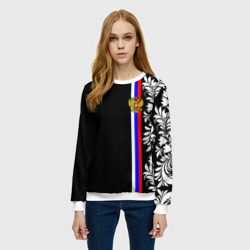 Женский свитшот 3D Россия - фото 2