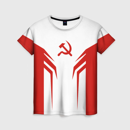 Женская футболка 3D СССР, цвет 3D печать