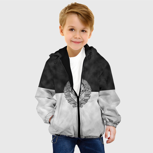 Детская куртка 3D Герб СССР, цвет черный - фото 3