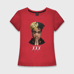 Женская футболка хлопок Slim XXXTentacion 6
