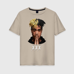 Женская футболка хлопок Oversize XXXTentacion 6