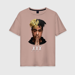 Женская футболка хлопок Oversize XXXTentacion 6