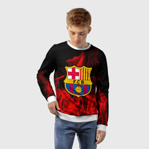 Детский свитшот 3D Barcelona sport - фото 3