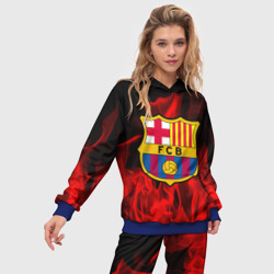 Женский костюм с толстовкой 3D Barcelona sport - фото 2