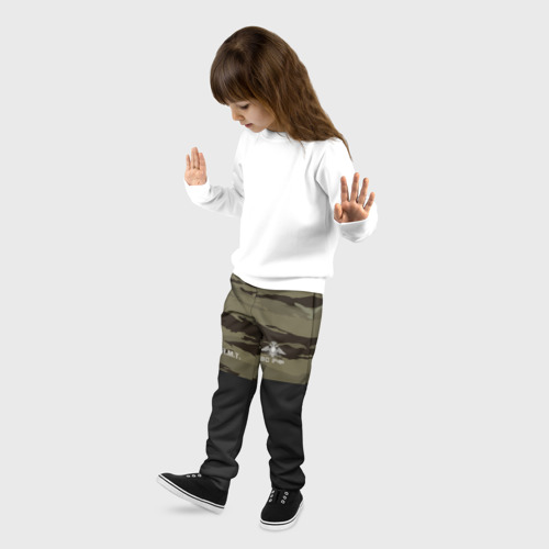 Детские брюки 3D Войска связи, цвет 3D печать - фото 3