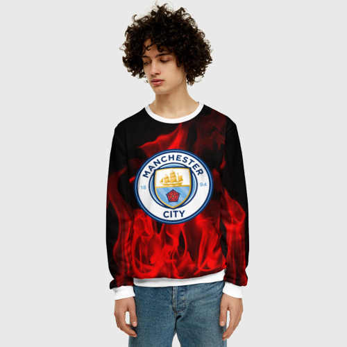 Мужской свитшот 3D MANCHESTER CITY SPORT - фото 3