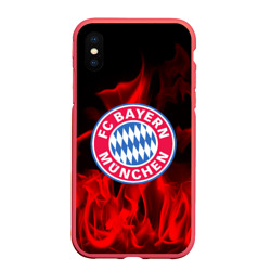 Чехол для iPhone XS Max матовый Bayern Munchen