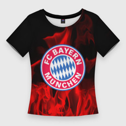 Женская футболка 3D Slim Bayern Munchen