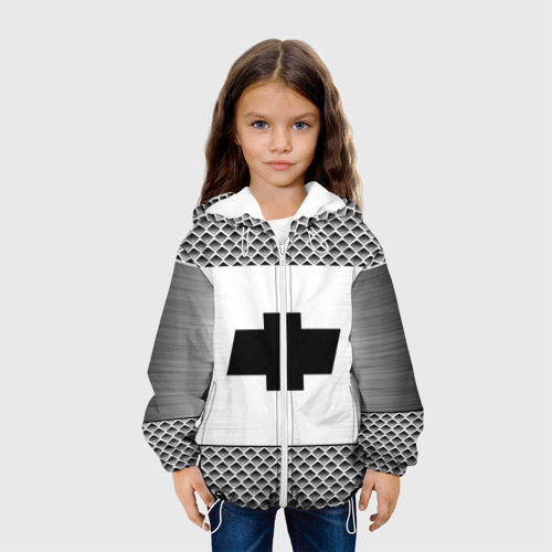 Детская куртка 3D CHEVROLET SPORT, цвет белый - фото 4