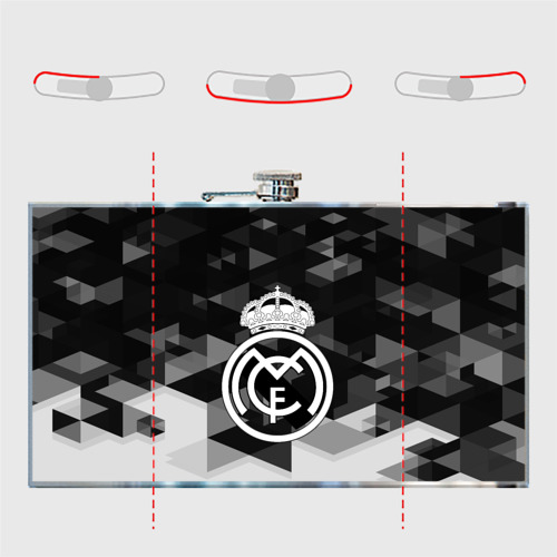 Фляга FC Real Madrid sport geometry - фото 5