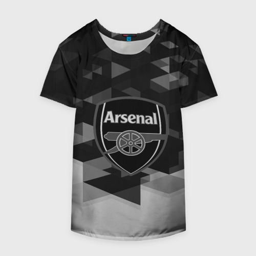 Накидка на куртку 3D FC Arsenal sport geometry 2018, цвет 3D печать - фото 4