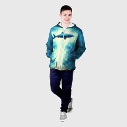 Мужская куртка 3D Акула - фото 2
