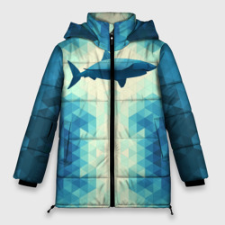 Женская зимняя куртка Oversize Акула
