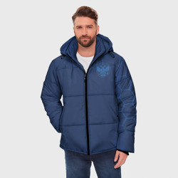 Мужская зимняя куртка 3D Russia 2018 Light-Blue - фото 2
