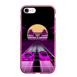 Чехол для iPhone 7/8 матовый Vaporwave