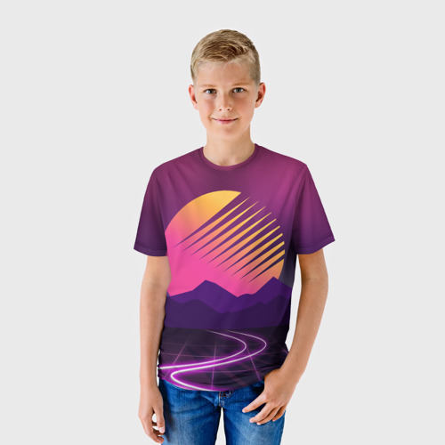 Детская футболка 3D Digital Art, цвет 3D печать - фото 3