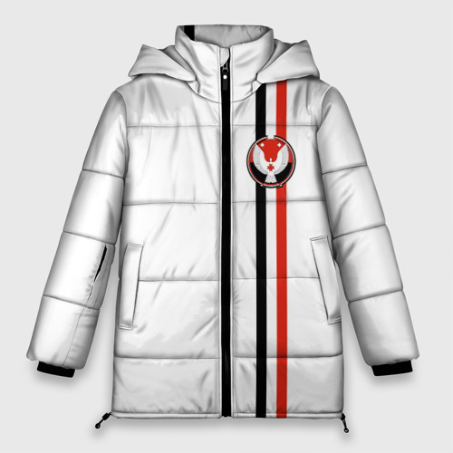 Женская зимняя куртка Oversize Удмуртская Республика, цвет светло-серый