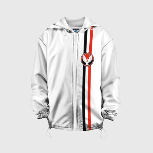 Детская куртка 3D Удмуртская Республика, цвет белый