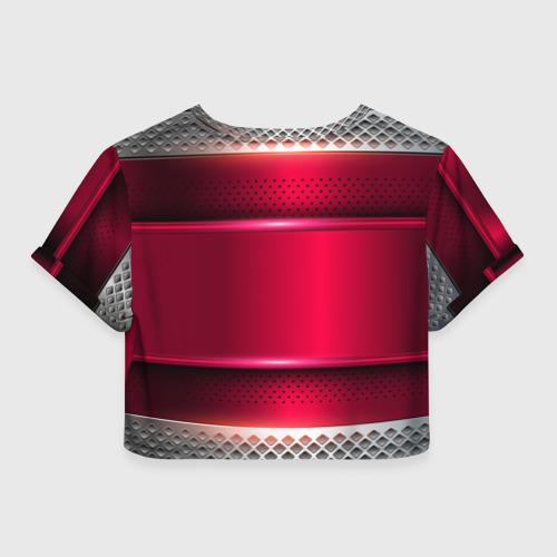 Женская футболка Crop-top 3D SUBARU SPORT, цвет 3D печать - фото 2