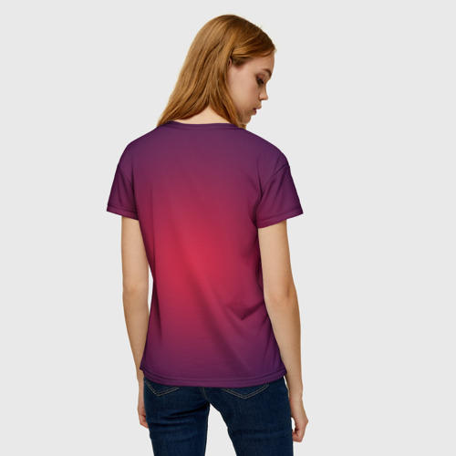 Женская футболка 3D Кот Бегемот, цвет 3D печать - фото 4