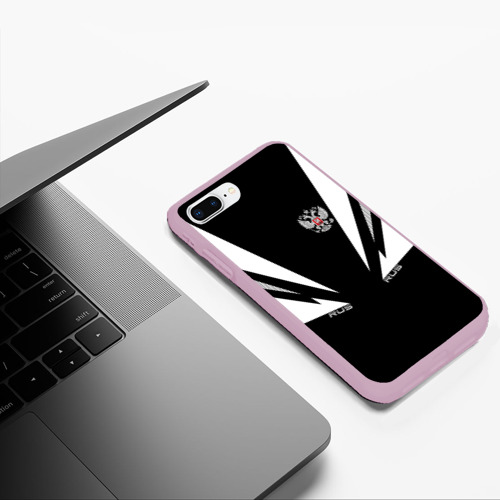 Чехол для iPhone 7Plus/8 Plus матовый Россия, цвет розовый - фото 5