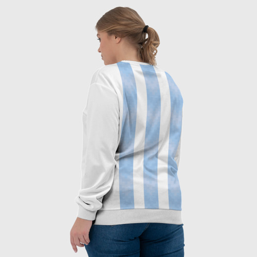 Женский свитшот 3D Сборная Аргентины, цвет 3D печать - фото 7