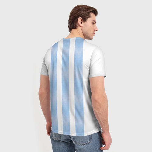 Мужская футболка 3D Сборная Аргентины, цвет 3D печать - фото 4