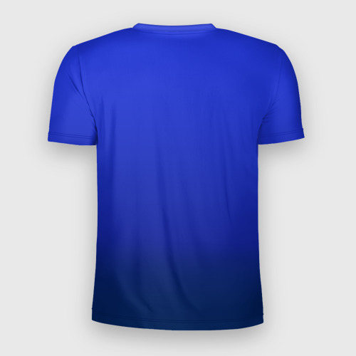 Мужская футболка 3D Slim Синий цвет настроения, цвет 3D печать - фото 2