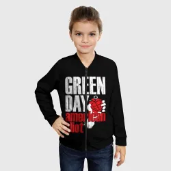 Детский бомбер 3D Green Day American Idiot - фото 2