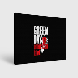 Холст прямоугольный Green Day American Idiot