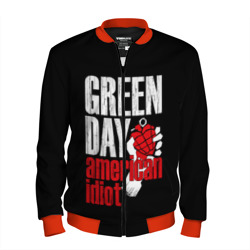 Мужской бомбер 3D Green Day American Idiot
