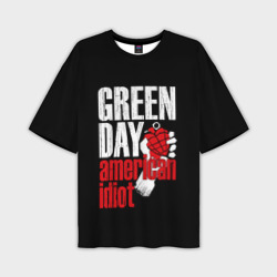 Мужская футболка oversize 3D Green Day American Idiot