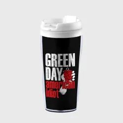 Термокружка-непроливайка Green Day American Idiot
