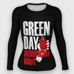 Женский рашгард 3D Green Day American Idiot